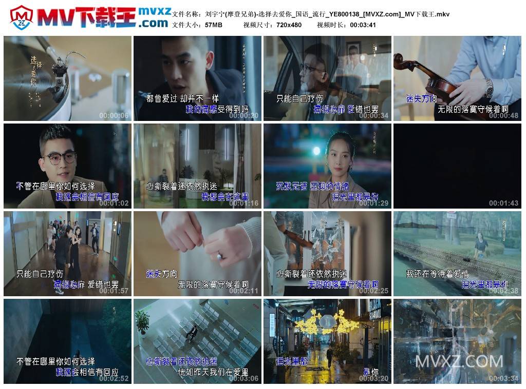 刘宇宁(摩登兄弟)-选择去爱你_国语_流行_YE800138